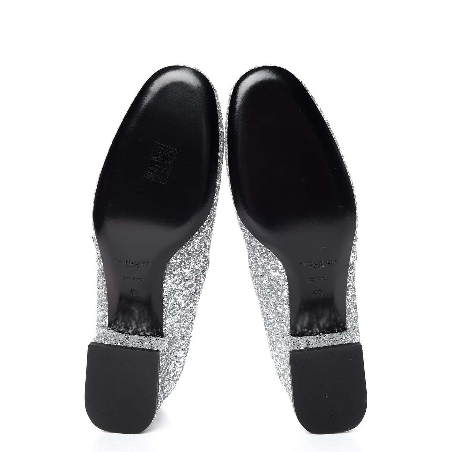 Glitter Babies 40 Mid Heel Pumps 40 Galaxi Argento
