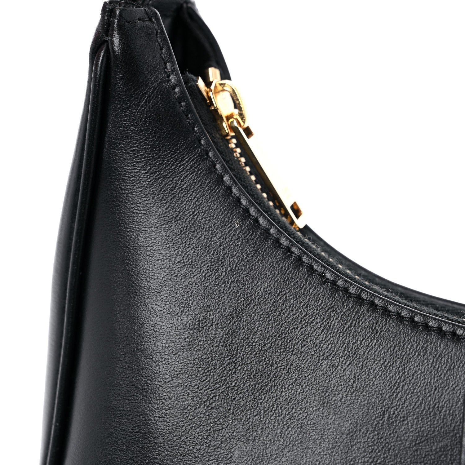 Celine Smooth Calfskin Ava Triomphe Soft Bag Black 11 of 12