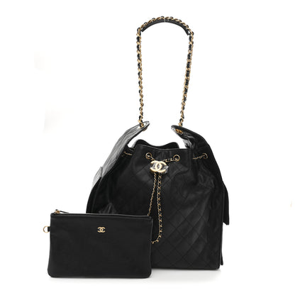 Chanel Caviar Quilted Medium Chanel 25 Handbag Black 3 of 12