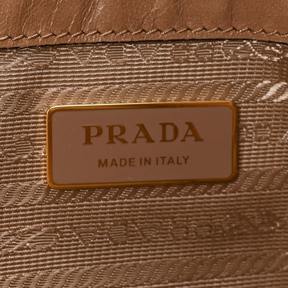 Prada Soft Lux Large Shopping Tote Travertine 6 of 9
