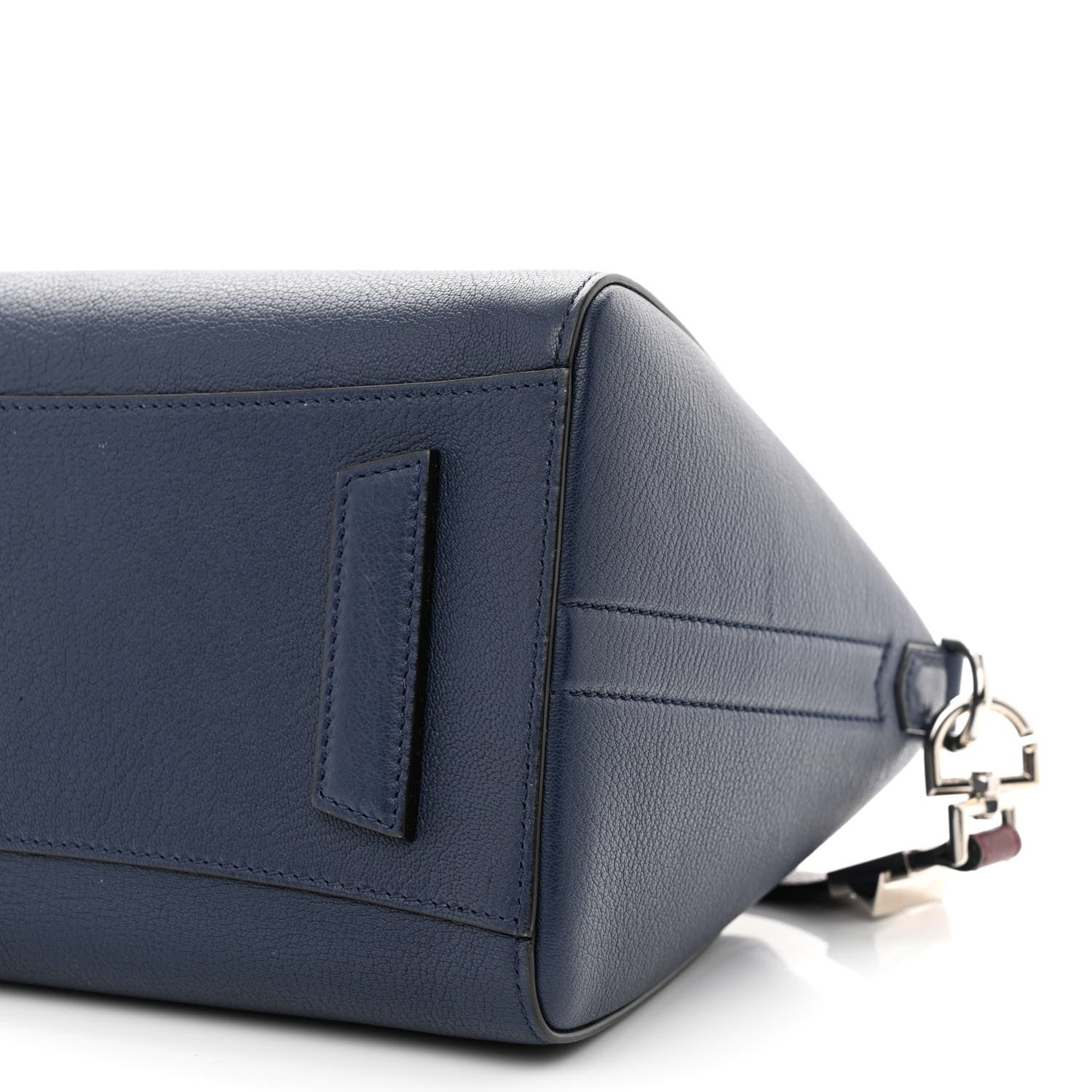 Givenchy Sugar Goatskin Tri-Color Small Antigona Navy Burgundy Black 10 of 10