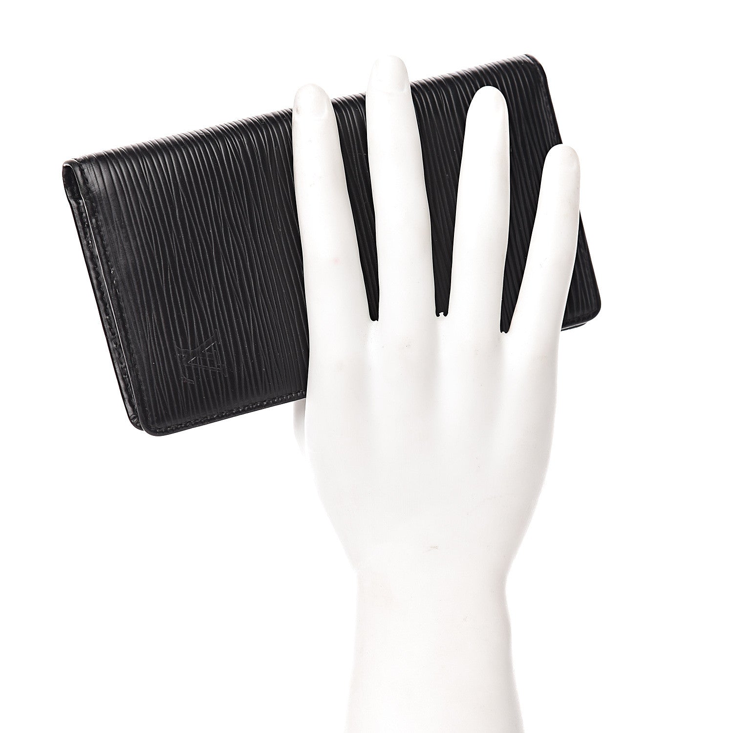 Louis Vuitton Epi Checkbook Cover Black 3 of 9