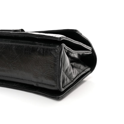 Balenciaga Crushed Calfskin Quilted Matte Black Hardware Small Crush Chain Bag Black 9 of 9