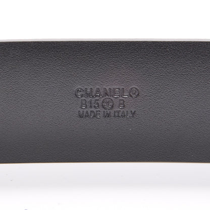 Chanel Calfskin CC Boy Skinny Belt 90 36 Black 4 of 6