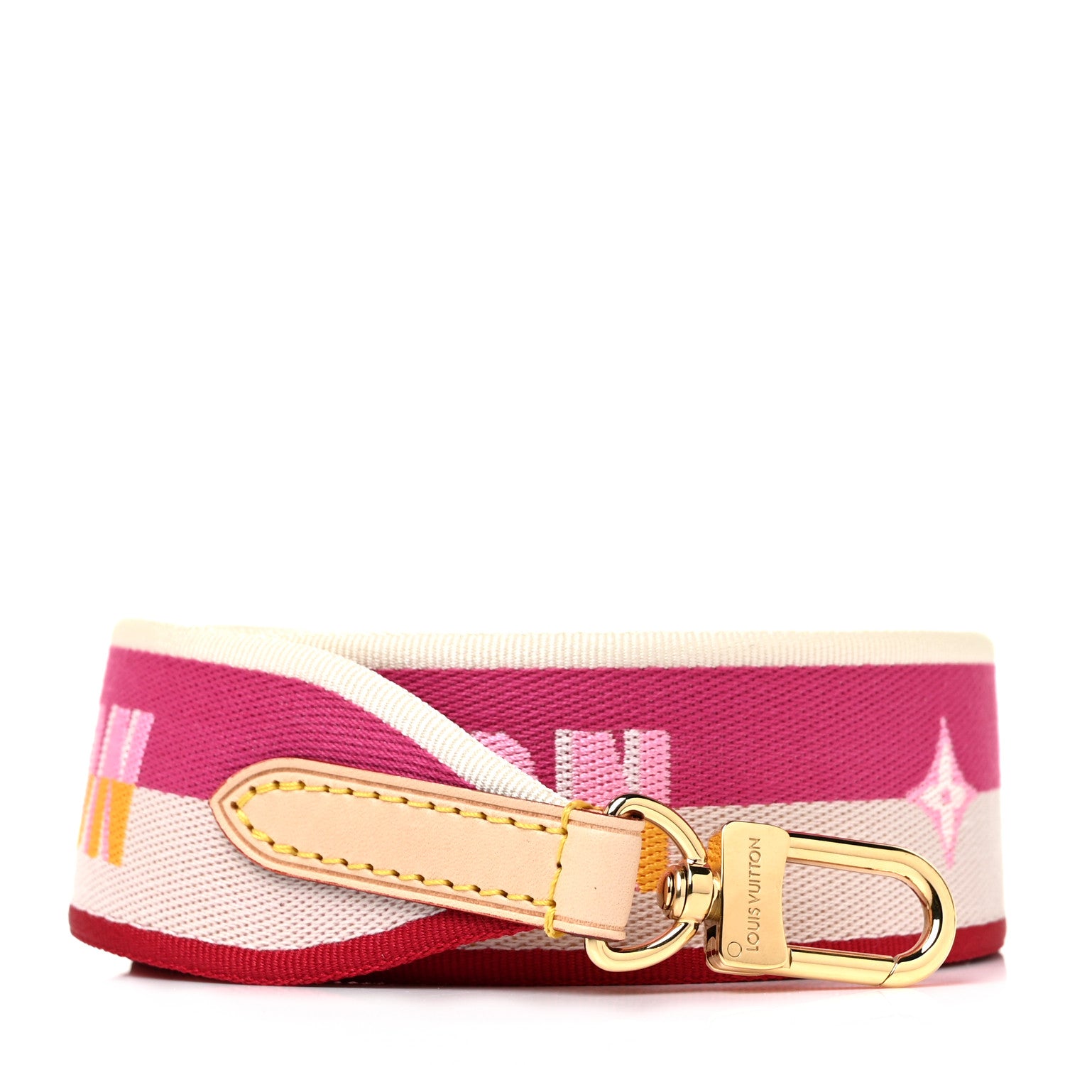 Louis Vuitton Jacquard Speedy Bandouliere 20 Shoulder Strap Fuchsia 1 of 3