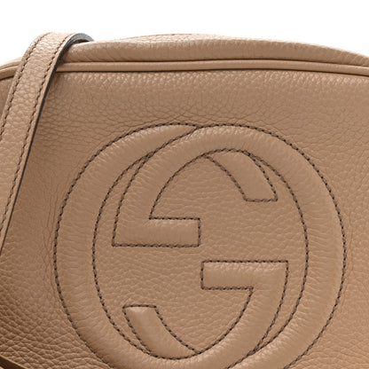 Gucci Pebbled Calfskin Small Soho Disco Bag Rose Beige 8 of 17