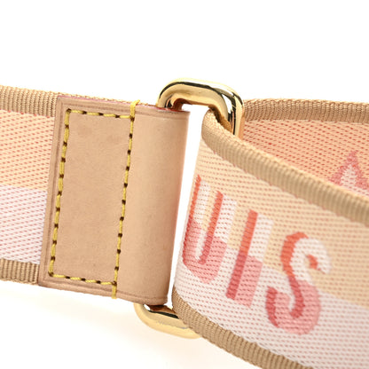 Louis Vuitton Jacquard Speedy Bandouliere 20 Shoulder Strap Pink Orange 6 of 7