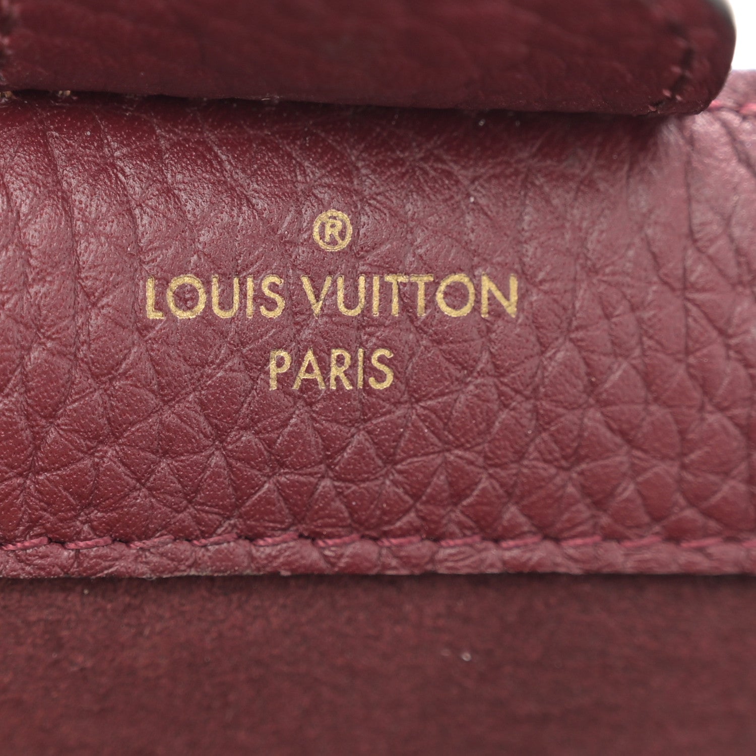 Louis Vuitton Damier Ebene Cuir Taurillon Brittany Bordeaux 6 of 15