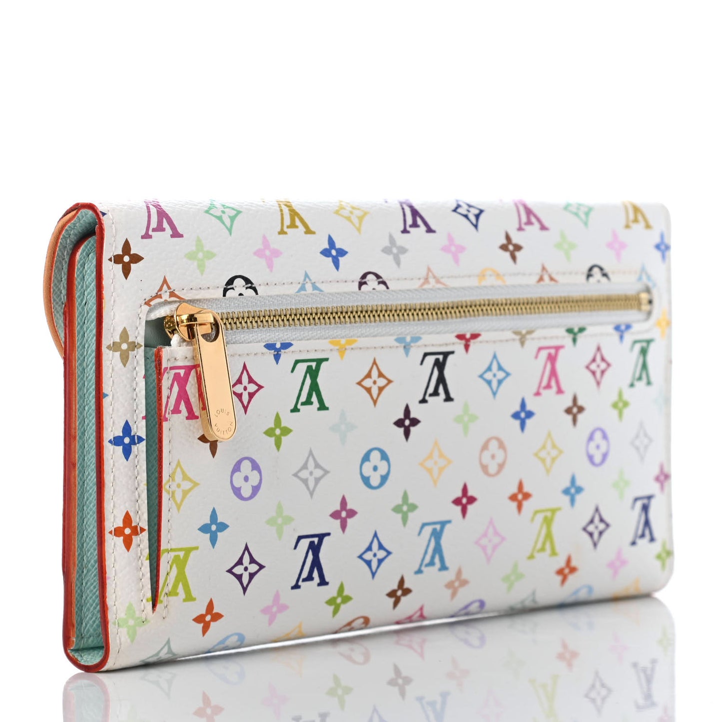 Monogram Multicolor Eugenie Wallet White Anie
