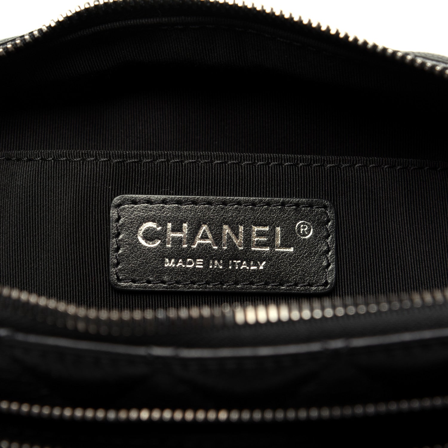 Chanel Calfskin Quilted Waist Bag Black 8 of 14