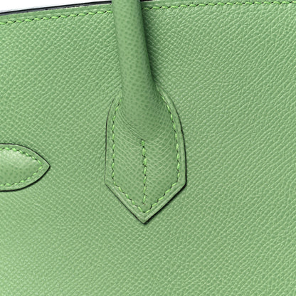 Hermes Epsom Birkin 30 Vert Criquet 13 of 35