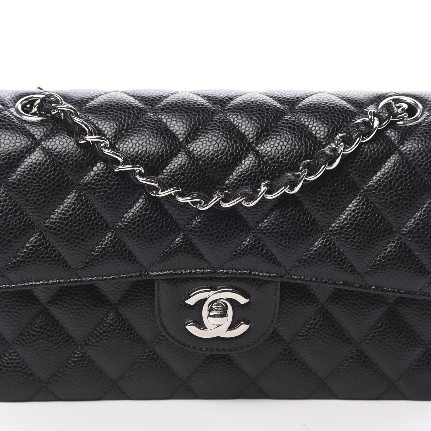 Chanel Caviar Quilted Small Double Flap Black 8 of 10