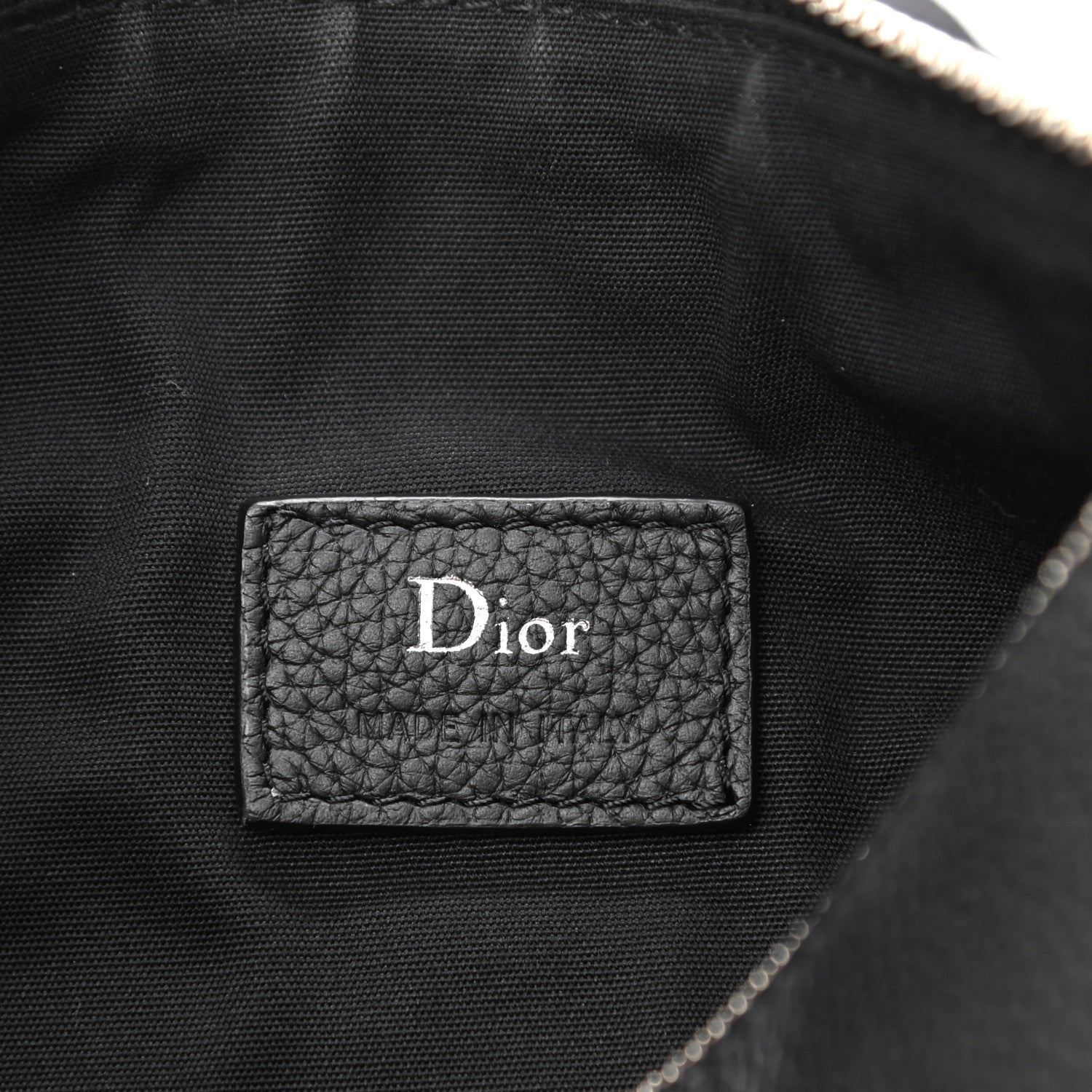 Christian Dior HOMME Grained Calfskin Mens Roller Messenger Black 6 of 10