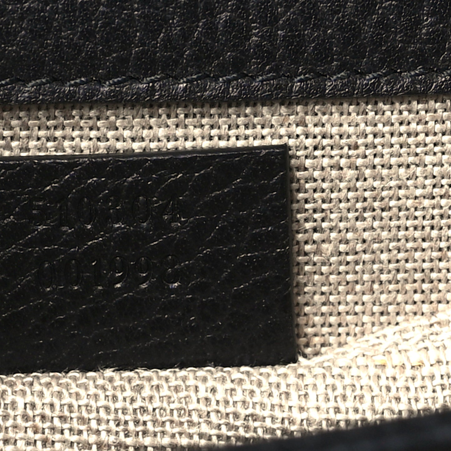 Dollar Calfskin Small Interlocking G Shoulder Bag Black