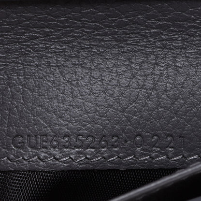 Saint Laurent Grained Calfskin Tiny Monogram Compact Zip Around Wallet Grey 8 of 10