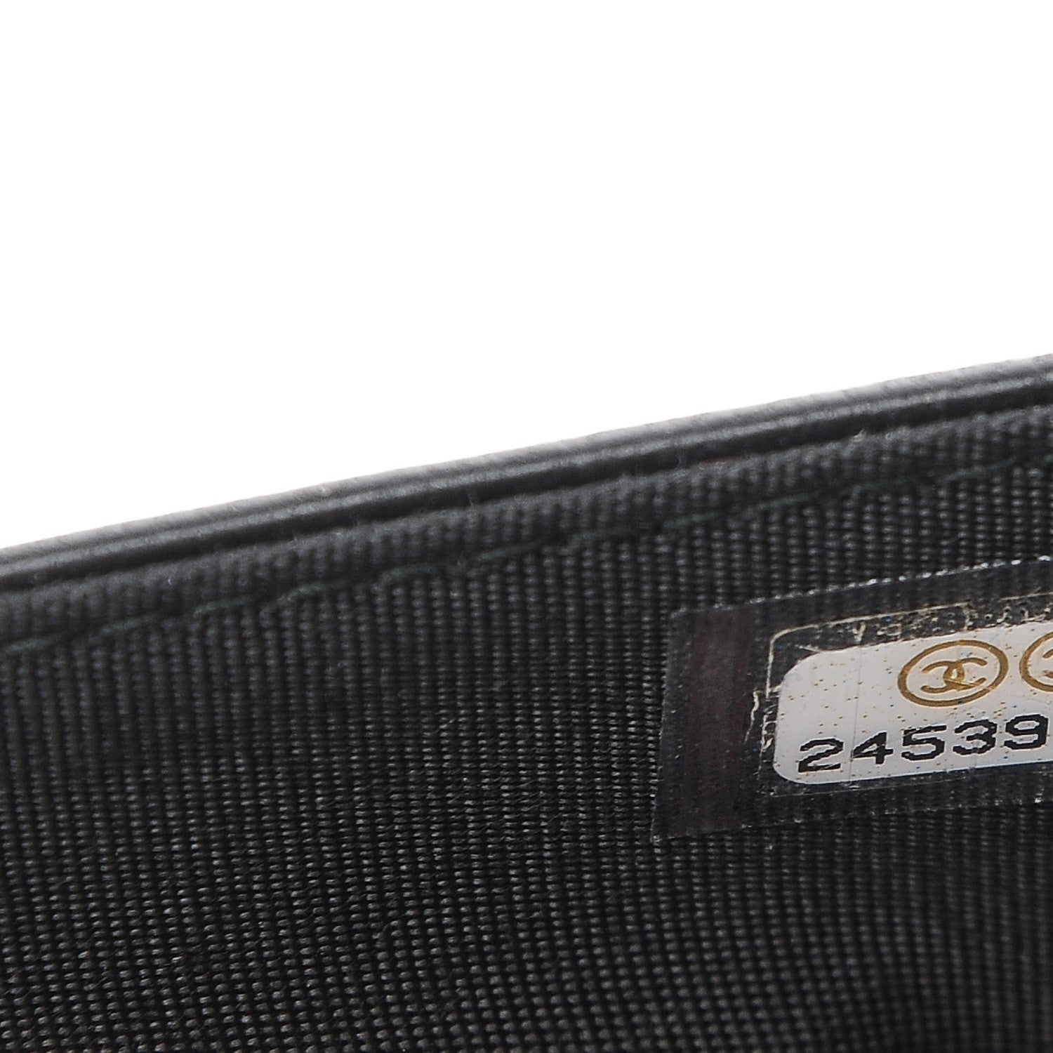 Chanel Velvet Studded Wallet On Chain WOC Black 8 of 9