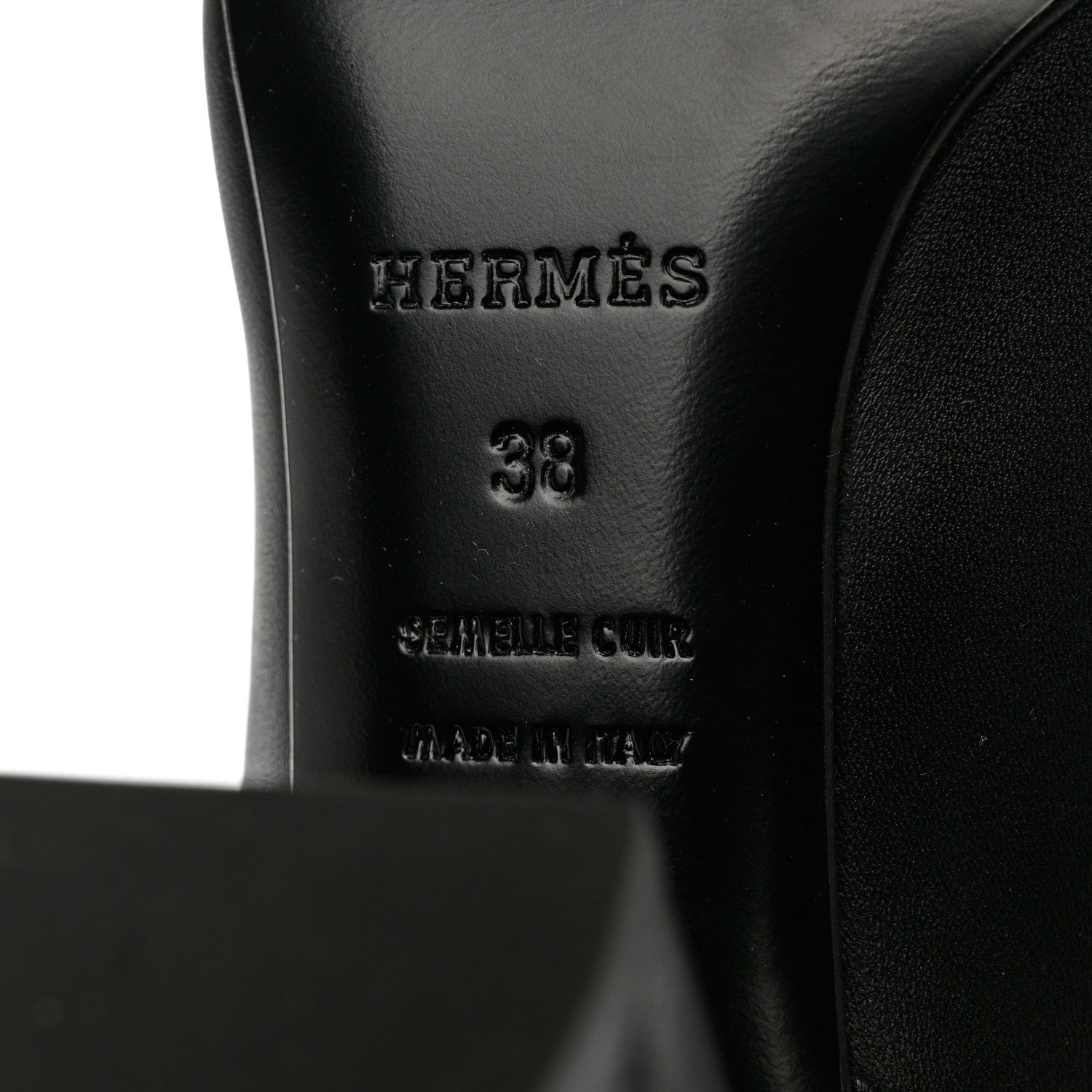 Hermes Heritage Calfskin Story Boots 38 Black 8 of 8