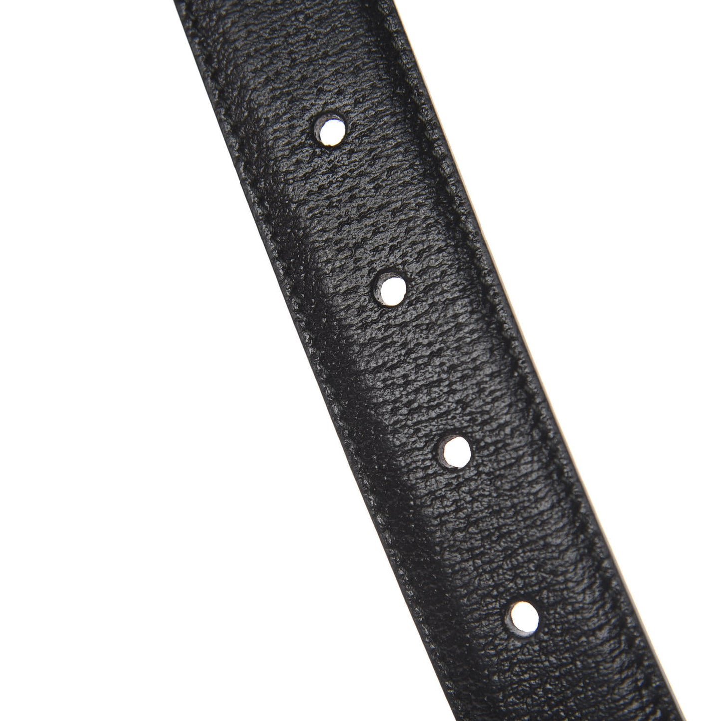 Textured Dollar Calfskin 30mm Belt 95 38 Black