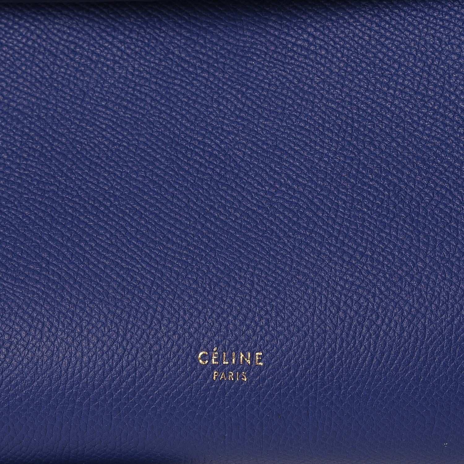 Celine Grained Calfskin Mini Belt Bag Indigo 7 of 19