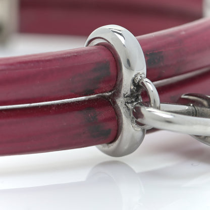 Louis Vuitton Epi Keep It Twice Bracelet 17 Fuchsia 9 of 10