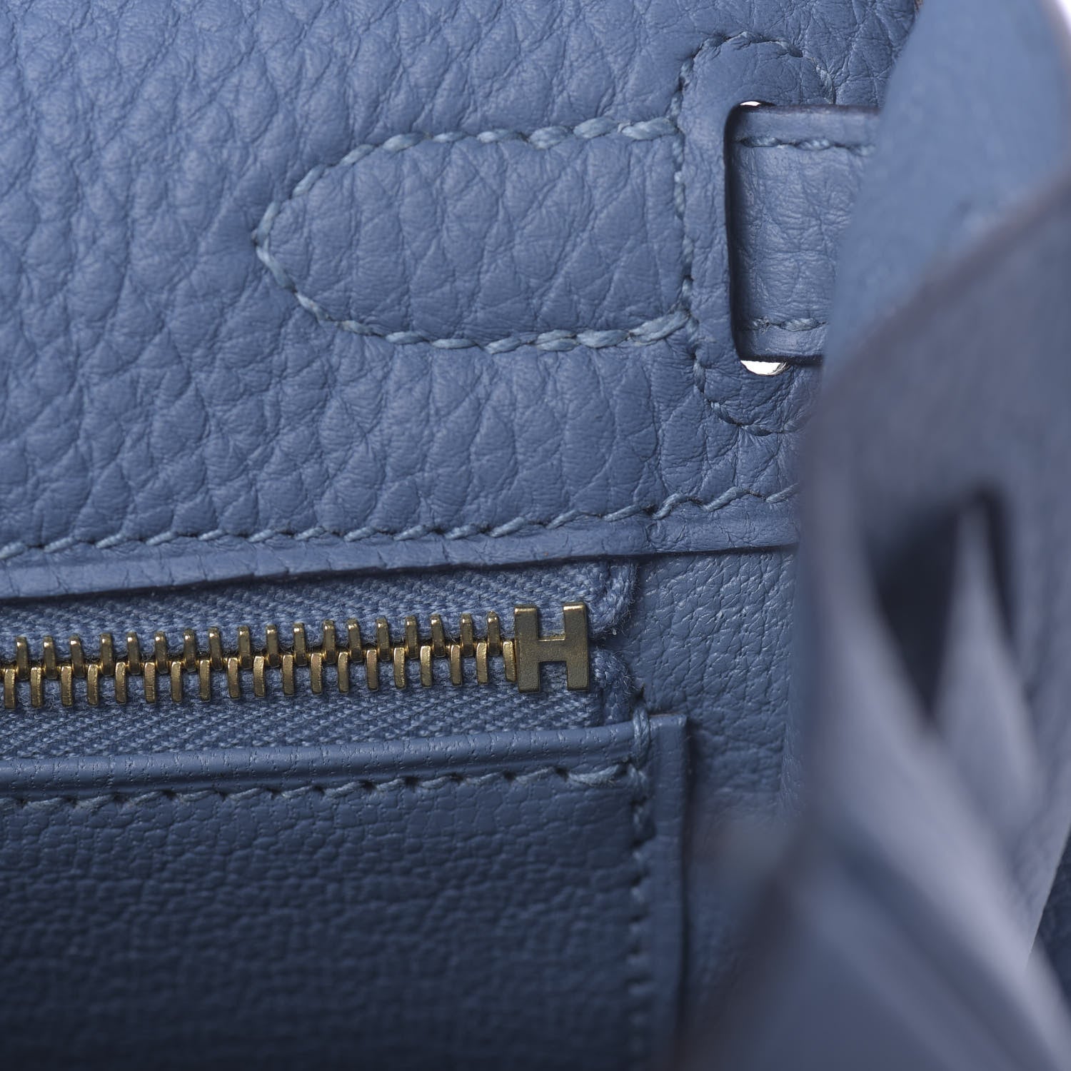 Hermes Togo Kelly Retourne 25 Azur 26 of 41