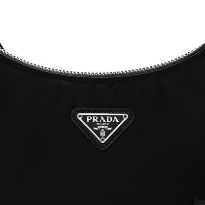 Prada Nylon Re-Edition 2005 Shoulder Bag Black 7 of 10
