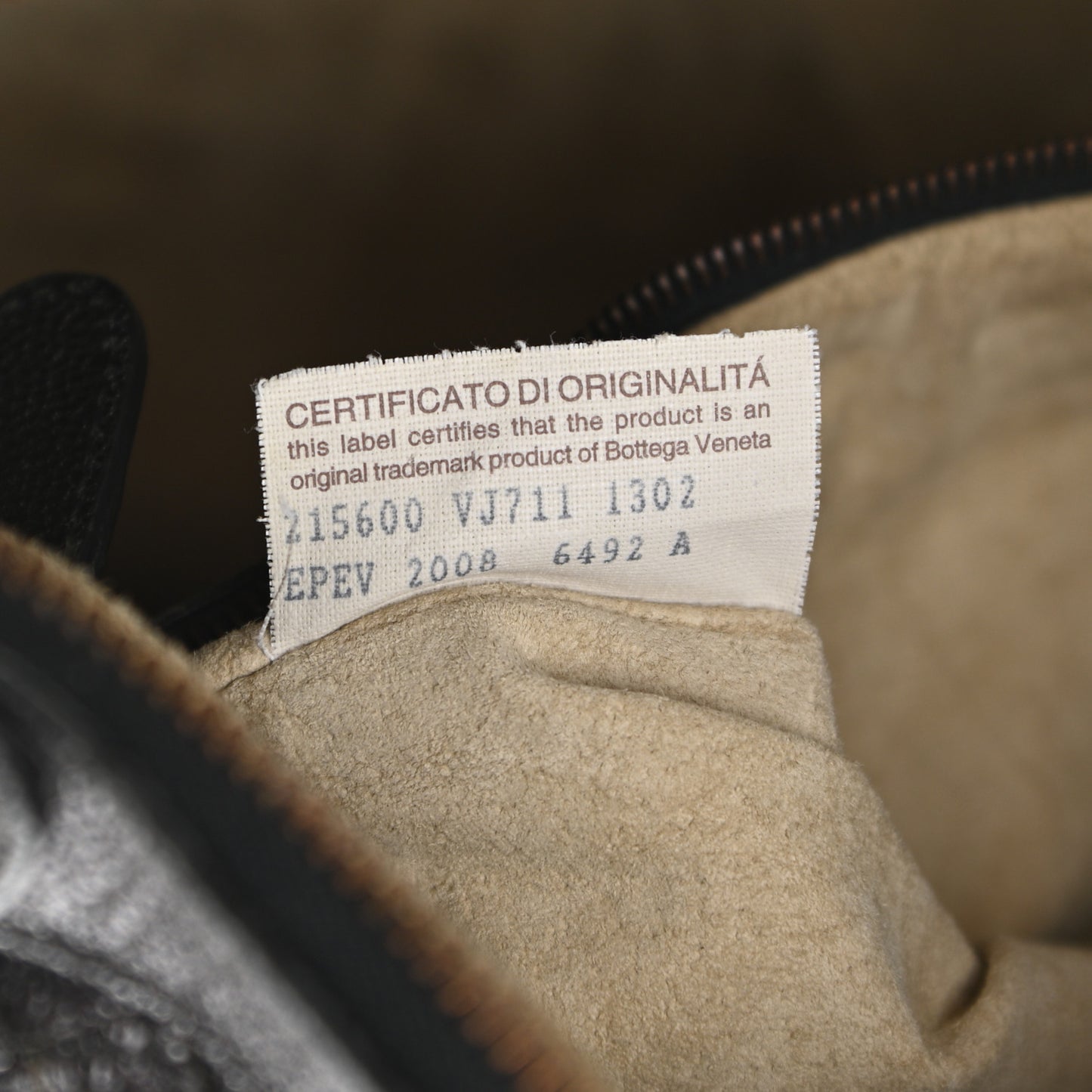Goatskin Intrecciato Belly 76 Bag Matita