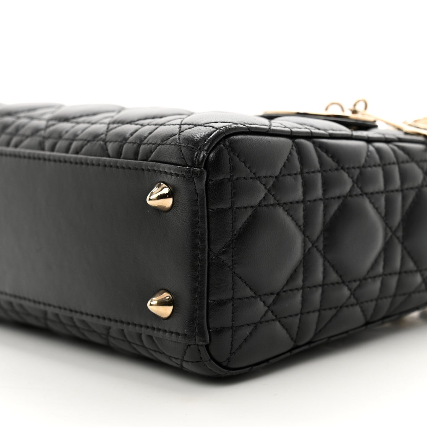 Lambskin Cannage Small My ABCDior Lady Dior Black