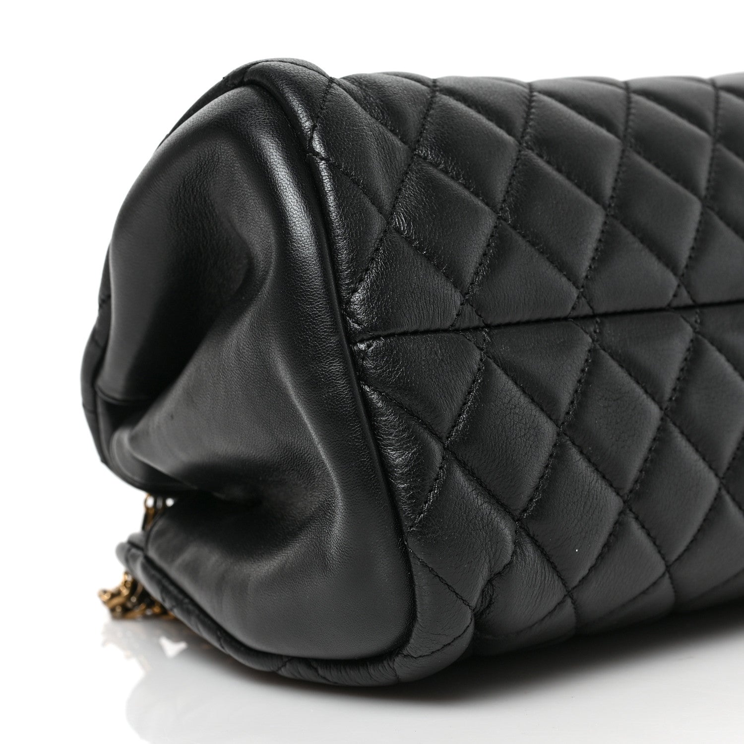 Chanel Lambskin Quilted Medium Just Mademoiselle Black 12 of 15