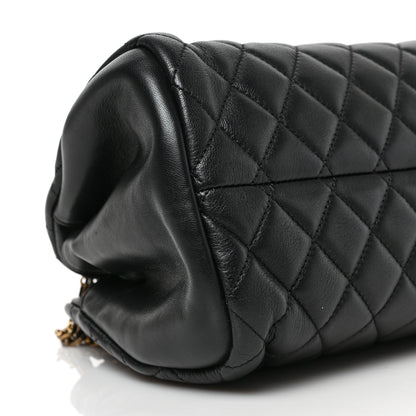 Chanel Lambskin Quilted Medium Just Mademoiselle Black 12 of 15