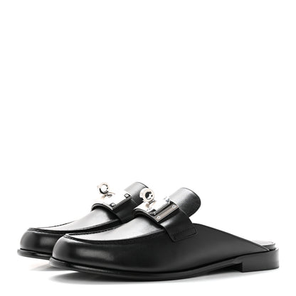 Hermes Calfskin Iota Mules 40 Black 3 of 14
