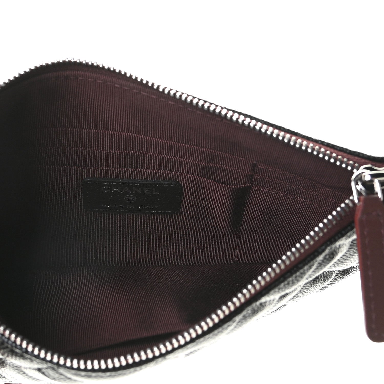 Chanel Caviar Quilted Cosmetic Case Black 5 of 8