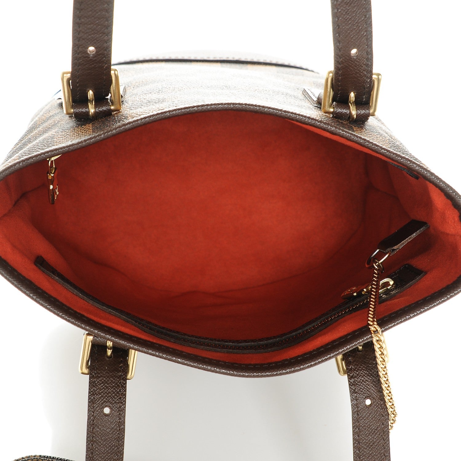 Louis Vuitton Damier Ebene Marais Bucket 23 6 of 14