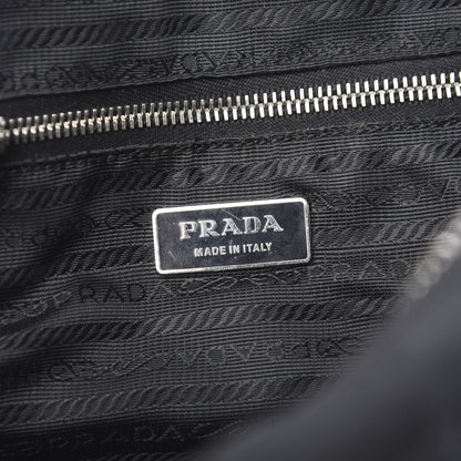 Prada Nappa Tessuto Nylon Shoulder Bag Black 5 of 11