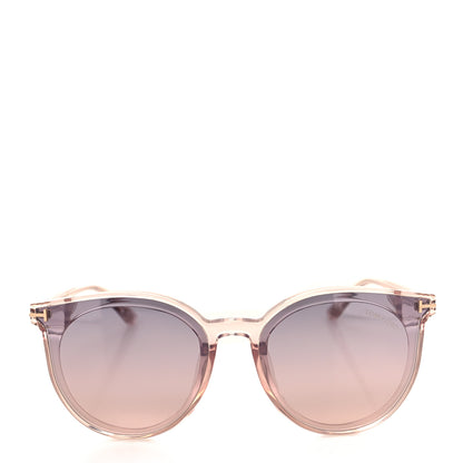 Tom Ford Acetate Round Eye Sunglasses TF807-K Pink 2 of 8