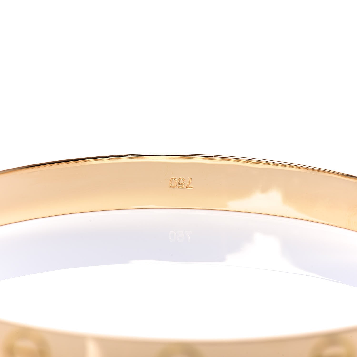 Cartier 18K Yellow Gold LOVE Bracelet 17 5 of 6