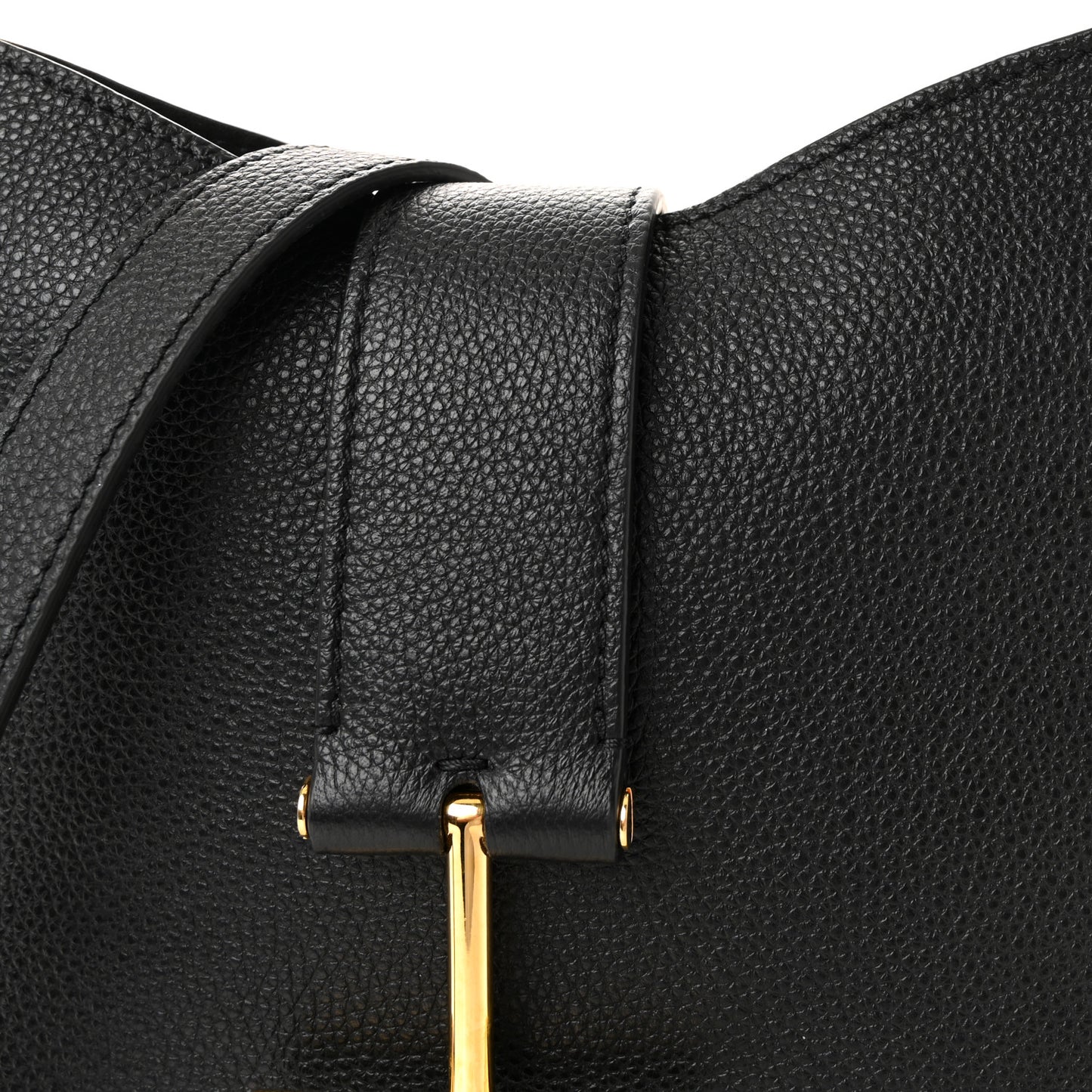 Grain Calfskin Small Tara Crossbody Black
