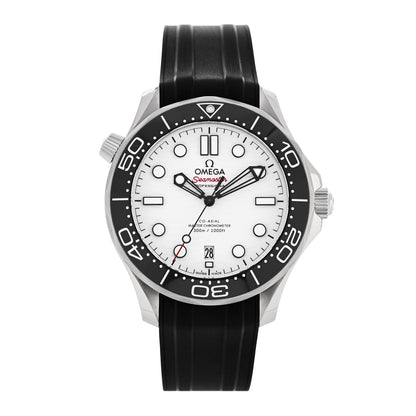 Omega Stainless Steel Rubber 42mm Seamaster Diver 300M Co-Axial Master Chronometer Automatic Watch White 210.32.42.20.04.001 1 of 5