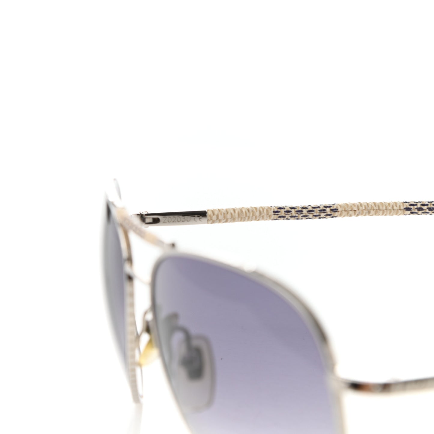 Damier Azur Conspiration Pilote Aviator Sunglasses Z0203U