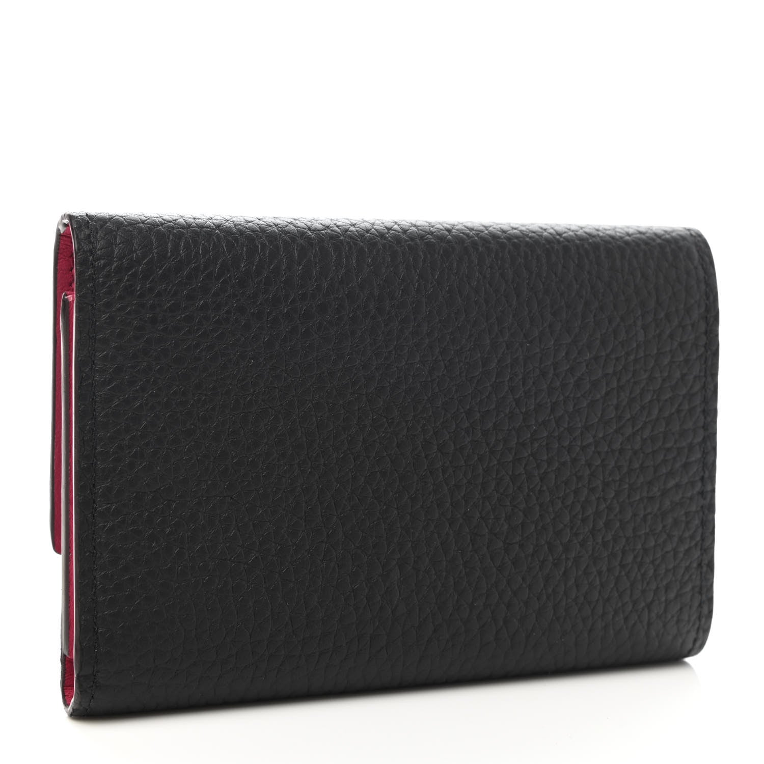 Louis Vuitton Taurillon Capucines Compact Wallet Black 3 of 7