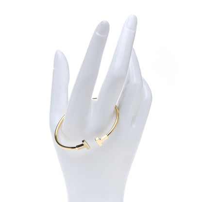 Tiffany 18K Yellow Gold T Wire Bracelet 2 of 5
