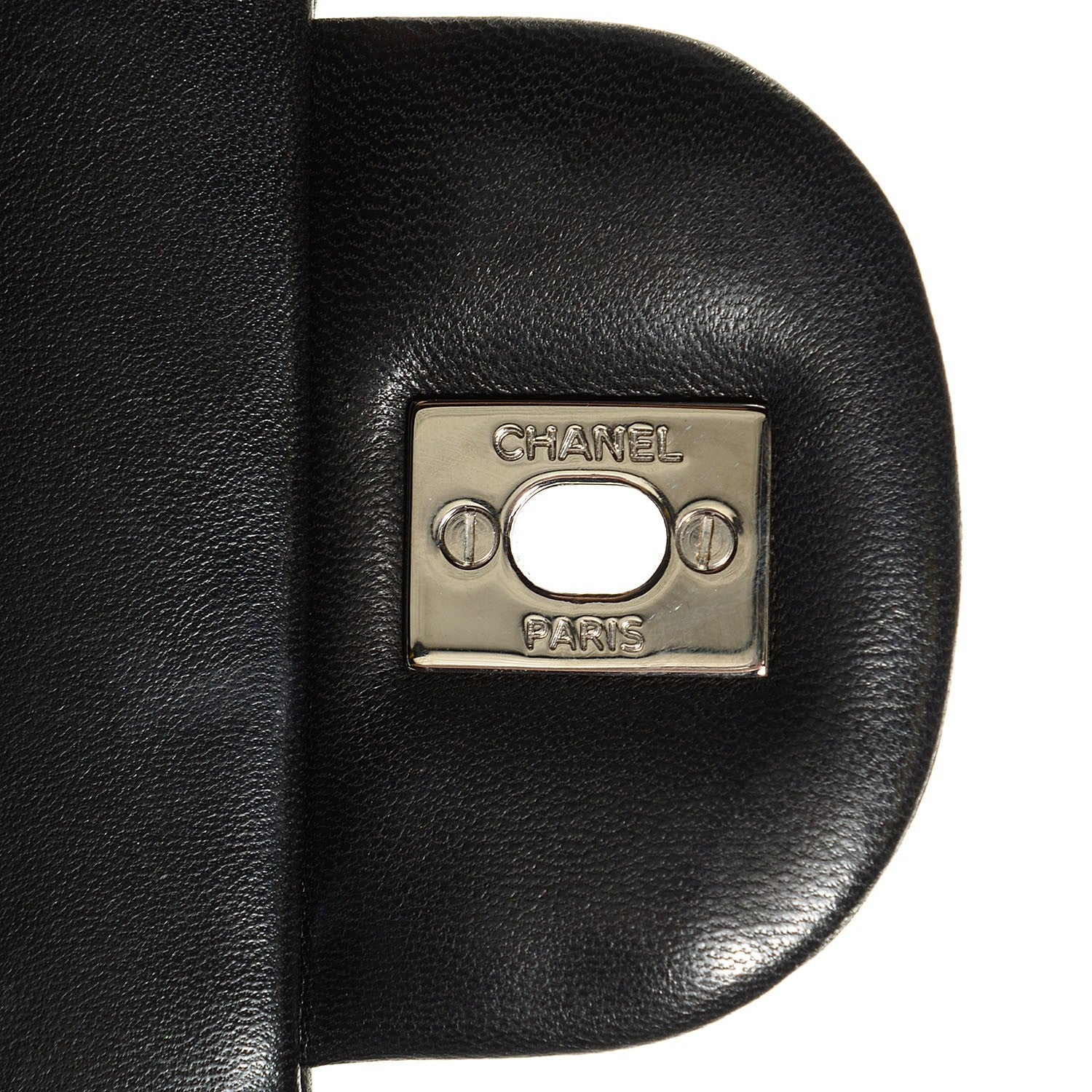 Chanel Lambskin Quilted Maxi Double Flap Black 8 of 8