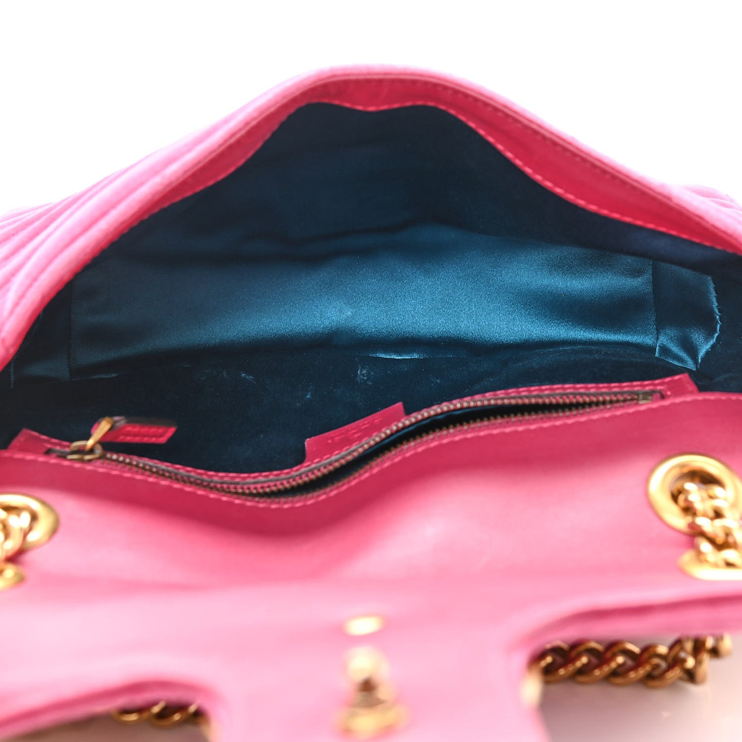 Velvet Matelasse Small GG Marmont Shoulder Bag Light Raspberry Rose