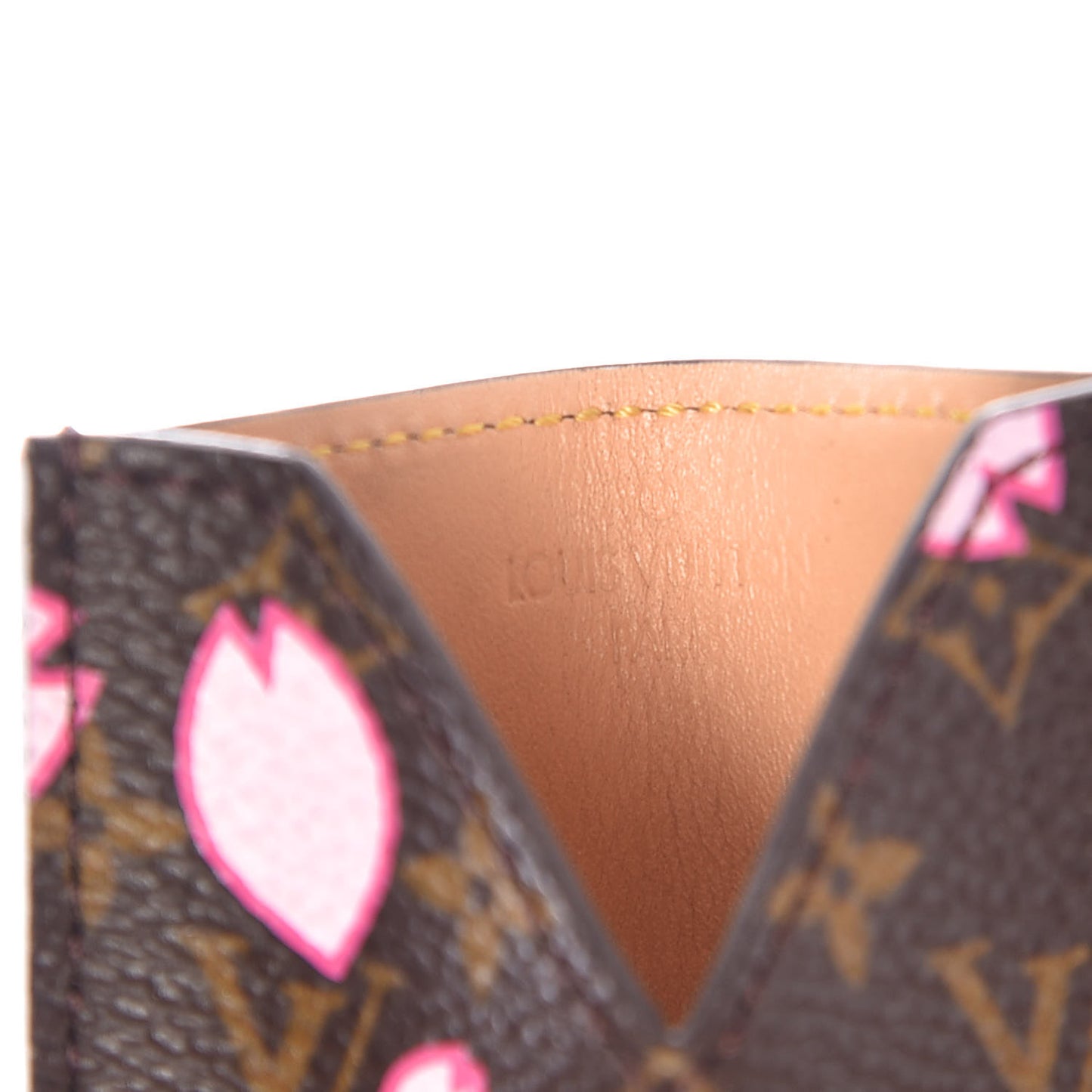 Monogram Cherry Blossom Mirror With Case Brown