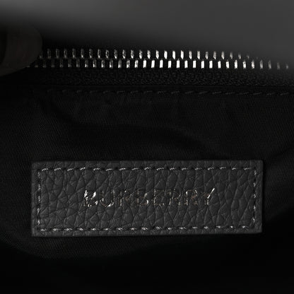 Burberry Calfskin Logo Embossed Backpack Charcoal Grey 6 of 8