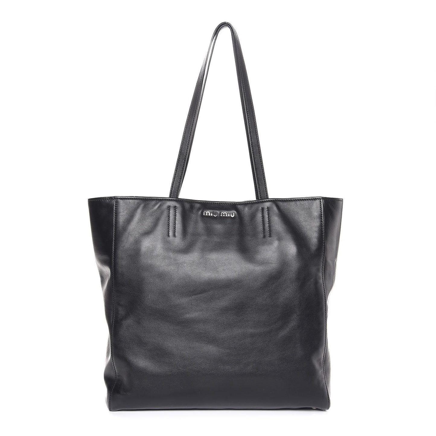 Vitello Soft Calf Tote Black