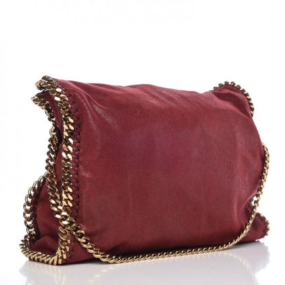 Stella McCartney Shaggy Deer Falabella Fold Over Tote Plum 3 of 8