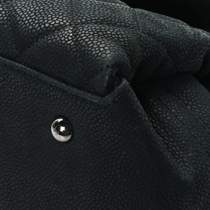 Chanel Iridescent Caviar Medium Lady Pearly Flap Black 9 of 11