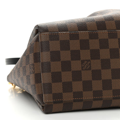 Louis Vuitton Damier Ebene Odeon Tote MM Black 8 of 11