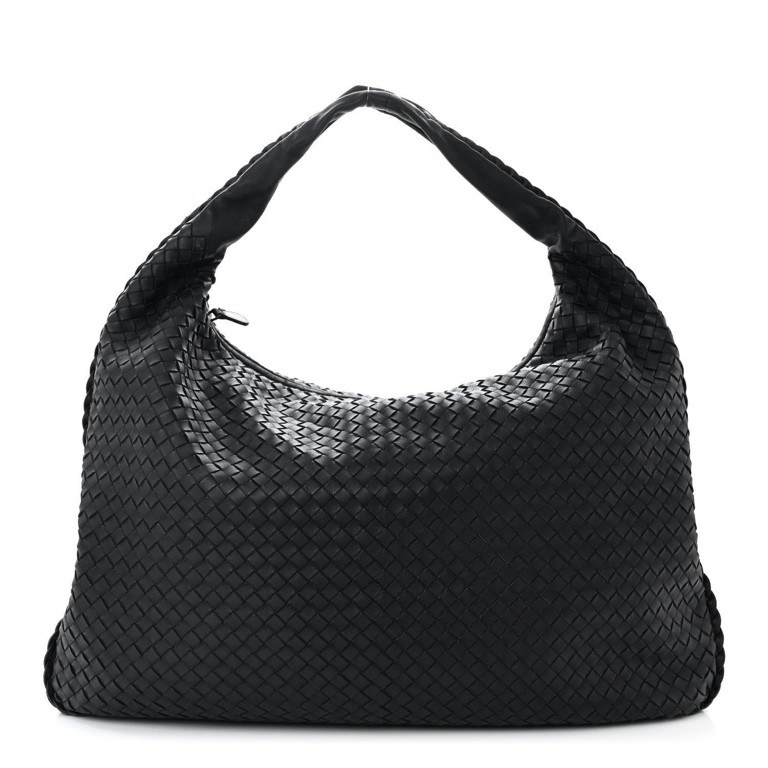 Bottega Veneta Nappa Intrecciato Maxi Veneta Hobo Black 1 of 12